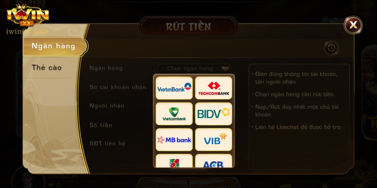 Đa dạng các ngân hàng để người dùng thoải mái lựa chọn