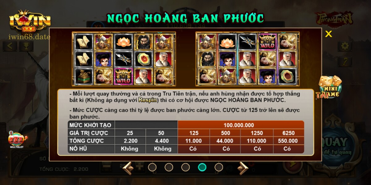 Ngọc Hoàng Ban Phước Tại Phong Trần Iwin68